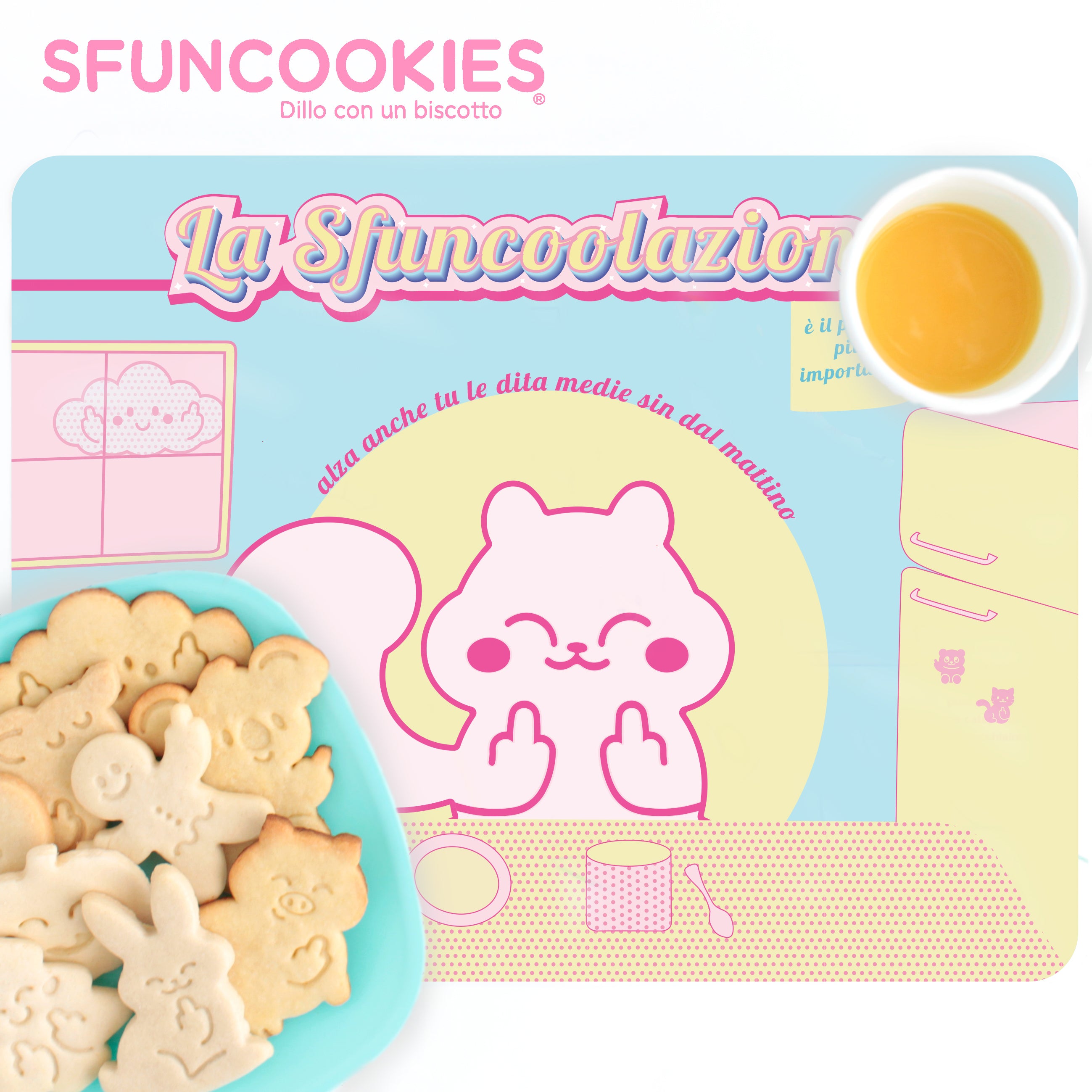 TOVAGLIETTE DA COLAZIONE SFUNCOOKIES